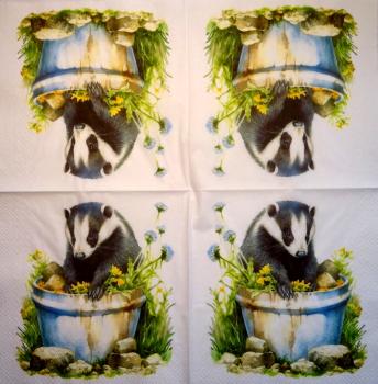 045 Tiere Herbst - 3-lagig - Atelier